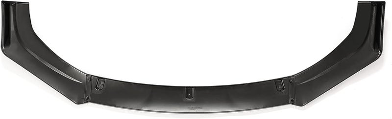 Kojem 3Pcs Front Bumper Lip Compatible with 2016-2021 Honda Civic 10th 4DR Sedan Under Chin Spoiler Plastic (Gloss Black) - Image 4